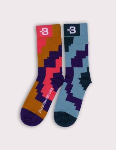 Originelle Socken mit Ihrem eigenen Muster